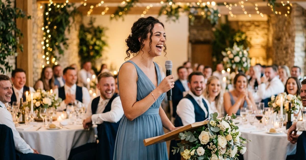 Funny Maid of Honor Speech: How to Be Hilarious Without Ruining the Wedding