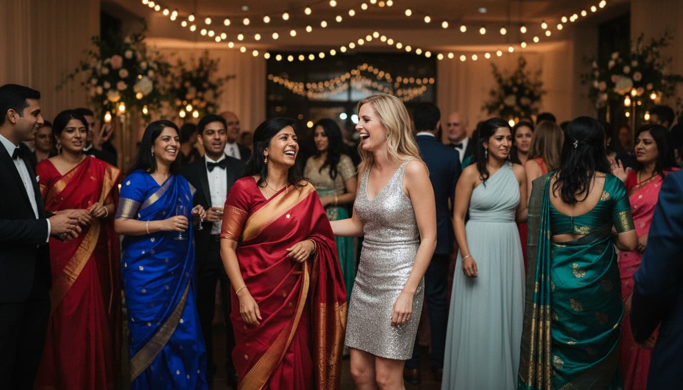 Couple sharing an intimate moment during their vow exchange