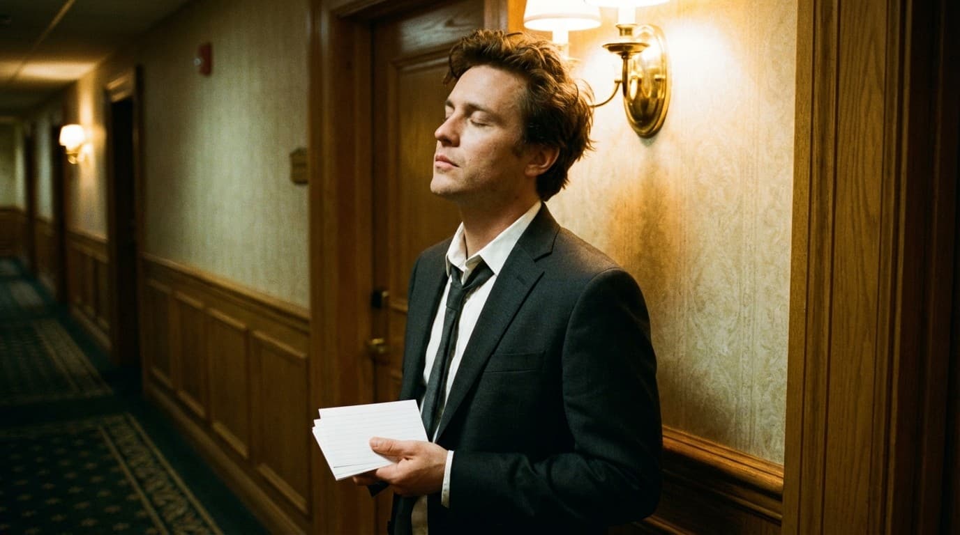 Groomsmen celebrating before the best man speech at the ceremony